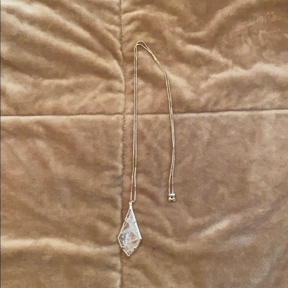 Kendra Scott adjustable length, pendent necklace